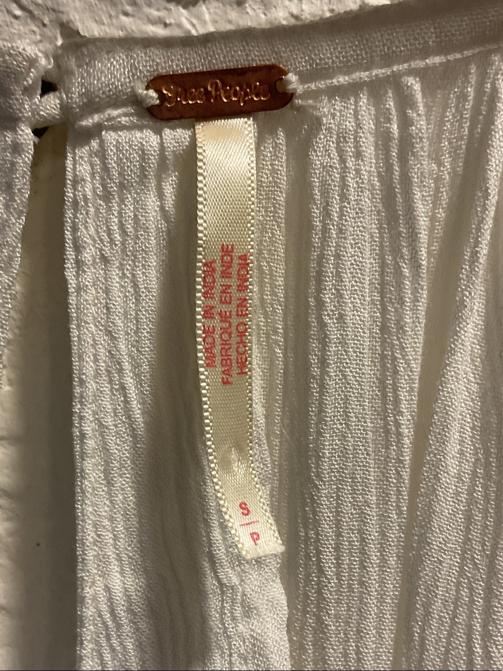 Free People White Ruffle Dress - Picture 2 of 4